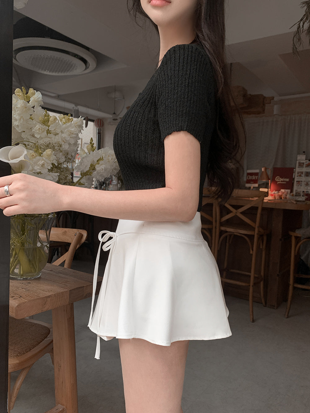 Anna Ribbon Mini Skirt