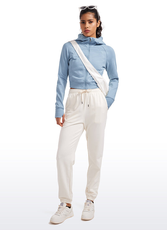 Jasmine Cropped Scuba Hoodie