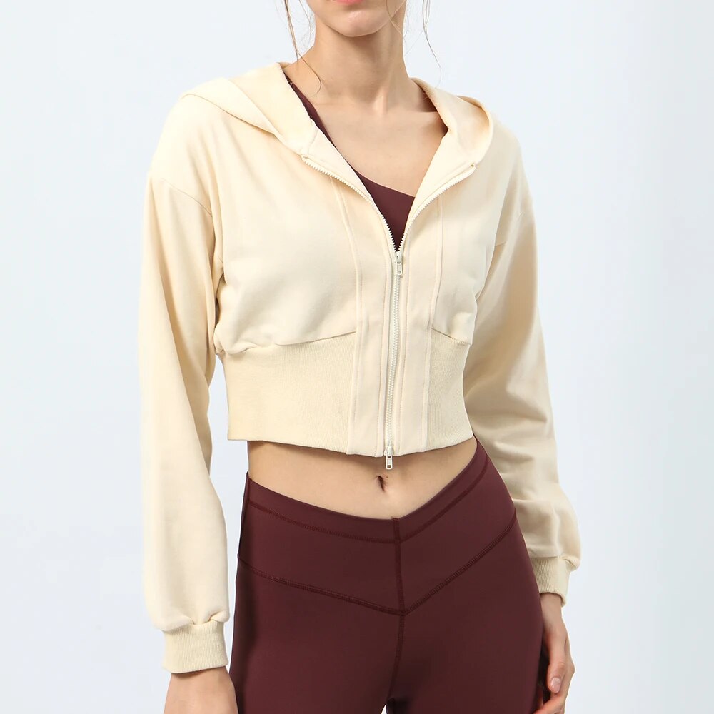 Chelsea Cropped Yoga Jacket