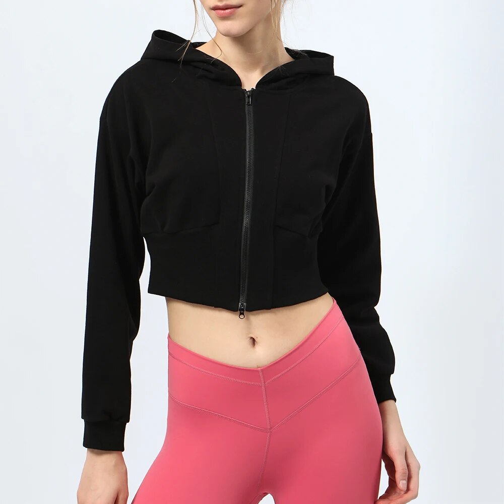 Chelsea Cropped Yoga Jacket