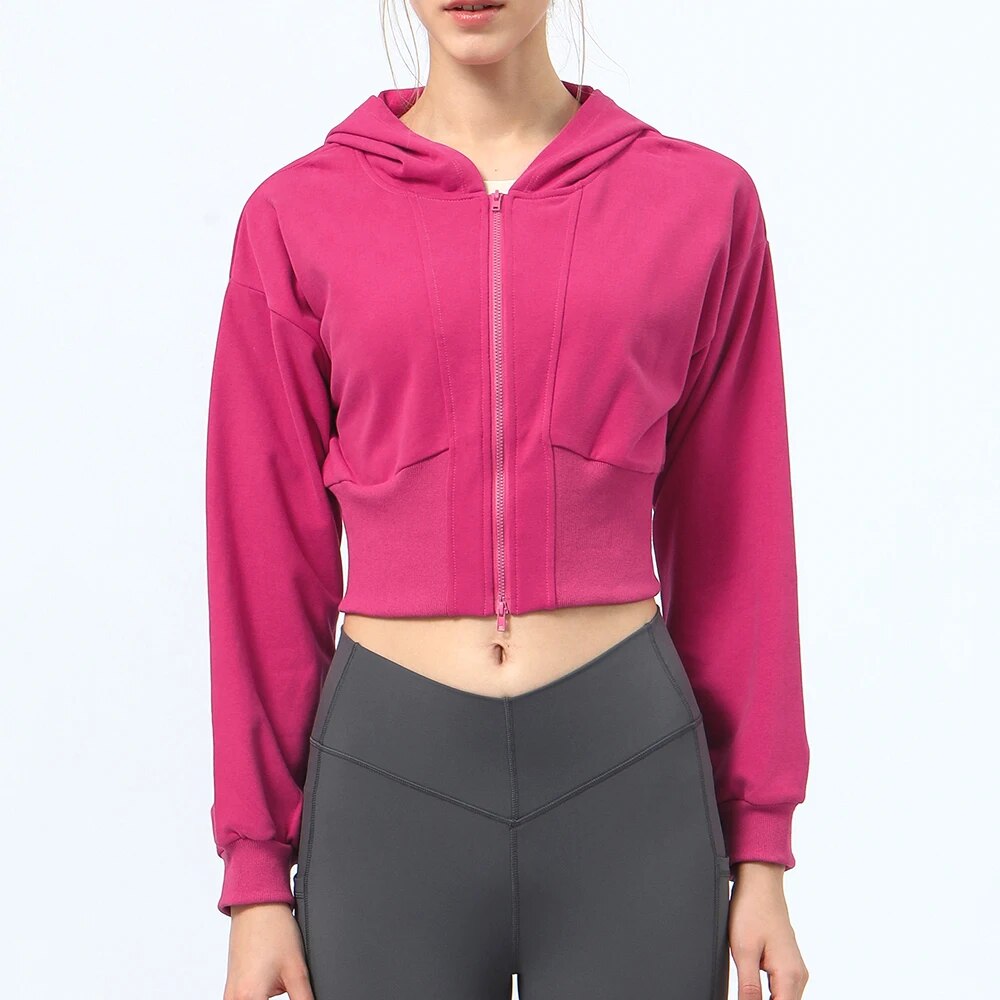 Chelsea Cropped Yoga Jacket