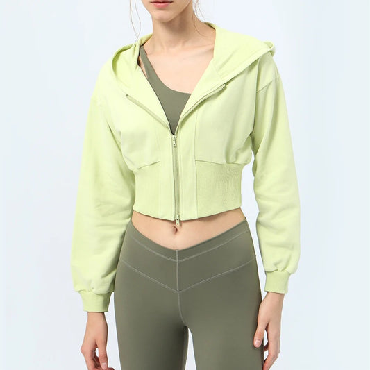 Chelsea Cropped Yoga Jacket